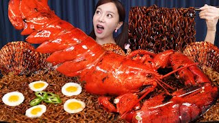 대왕 랍스터 🦞 짜파게티 amp 가리비 해물찜 먹방 Giant Lobster amp Scallops Seafood Jjapaghetti noodle Mukbang ASMR Ssoyoung [upl. by Ailatan48]