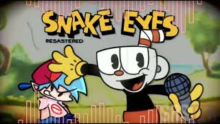 cuphead fnf sneak eyes indie cross remaster [upl. by Kiele]