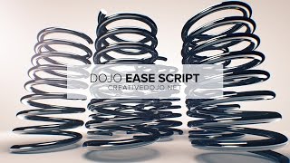 Dojo Ease Script Demo Tutorial Free After Effects Script [upl. by Idet]