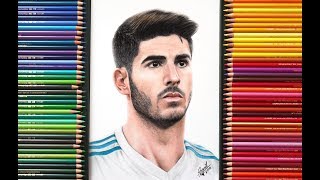 Marco Asensio Real Madrid drawingnew video 2018 [upl. by Kciredor]