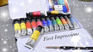 Sennelier Watercolors First Impressions amp SWATCHES [upl. by Armillia]