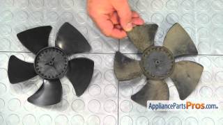 How To WhirlpoolKitchenAidMaytag Condenser Motor Fan Blade W10156818 [upl. by Koby380]