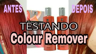 COLOUR REMOVER Removedor de Coloração 2°Vídeo da Saga Tirando Vermelho do Cabelo [upl. by Asserac]