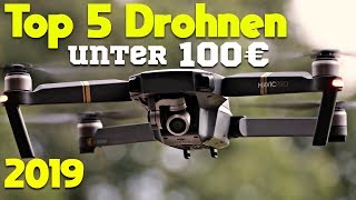 Die beste Drohne unter 100 Euro  ► TOP 5 billige Drohnen ◄ Quadrocopter mit Kamera [upl. by Teagan724]