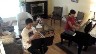 Jesu Joy of Mans Desiring Trumpet and Piano Duet [upl. by Eelanna]