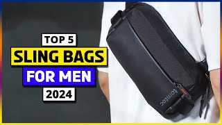 Best Sling Bags For Men Top 5 Best Sling Bags 2024 [upl. by Cogen]