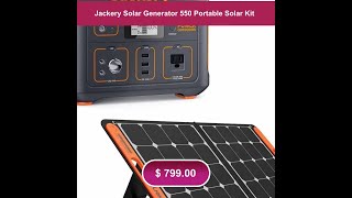 Jackery Solar Generator 550 Portable Solar Kit [upl. by Eilis]