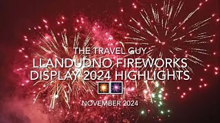 Llandudno Fireworks Display 2024 Highlights Llandudno Wales [upl. by Aida]