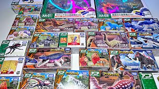 Takara Tomy Animals amp Dinosaurs Toys  Elephant Lion TRex Megalodon Ankylosaurus Giraffe [upl. by Jerrilee]