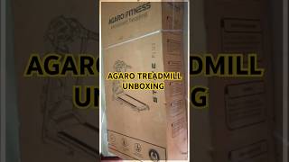 Tread Mill for home gym Unboxing ll Home Gym ll AGARO Fitness Tread Mill With Massager Under 35k [upl. by Nibram]