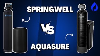 Springwell VS Aquasure Which Is The Best Water Softener In 2024 [upl. by Eerazed]