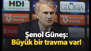 Şenol Güneşten Rizespor maçı sonrası açıklama Hayal kırıklığı [upl. by Yendor]