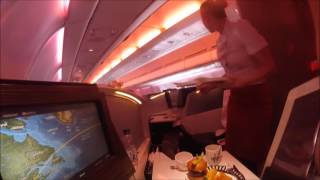 Virgin Atlantic Upper Class Gourmet Burger Snack [upl. by Ruhtracm969]