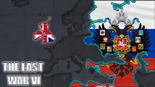 United Kingdom Vs Russian Empire  The Last War VI  Hoi4 Timelapse [upl. by Olenolin]