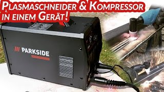 Lidl Plasmaschneider amp Kompressor in einem PPSK 40 Test und Erfahrungsbericht [upl. by Tterb33]