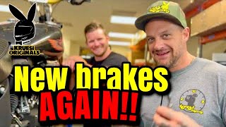 Stuntail rear brake update twin cam softail mid controles [upl. by Wehtta602]