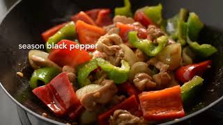 how to cook CHICKEN STIR FRY with RECIPE [upl. by Placido]