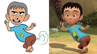 Goyang Upin Ipin fanny Drawing Meme  Upin amp Ipin 🤣 cartoon Drawing Meme video [upl. by Miahc905]