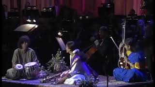 Anoushka Shankar with Zakir Hussain performaning on raag Tilak Shyam [upl. by Pachton]