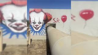 Horror icon murals have been seen in the SCV Local residents embrace it but the city Disagrees [upl. by Trudnak511]