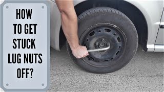 How To Get Stuck Lug Nuts Off [upl. by Aduhey]