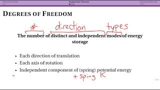 Equipartition Theorem [upl. by Jeunesse]