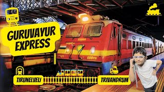 Guruvayur Express🚂 Tirunelveli to Trivandram by Train [upl. by Quackenbush96]