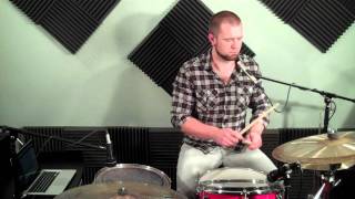 Drumming  The Funky Drummer  Drum Lesson [upl. by Eelek304]