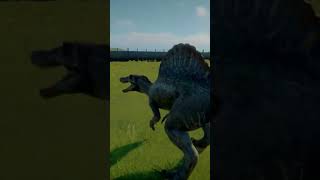 Jwe2  Spinosaurus vs Trex [upl. by Nnahteb928]