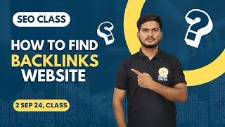 How to Find Website For Backlinks  Types of Backlinks  Social BookMarking Sites  SEO Class [upl. by Osmo]