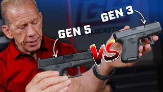 The Difference Between Gen 3 amp Gen 5 Glocks [upl. by Assirahc950]