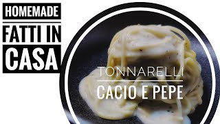 Tonnarelli CACIO e PEPE Homemade Traditional Recipe [upl. by Zetnwahs]