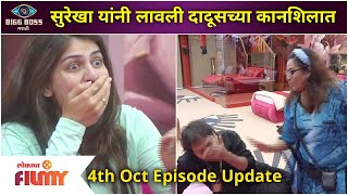 Bigg Boss Marathi 3 Highlights  4th Oct EP  सुरेखा यांनी लावली दादूसच्या कानशिलात  Lokmat Filmy [upl. by Ailito]