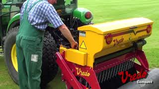 Vredo Compact Overseeeder by Campey Turf Care [upl. by Norret]