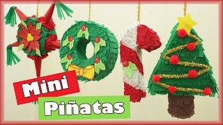 Mini Piñatas Navideñas [upl. by Eiramnaej]