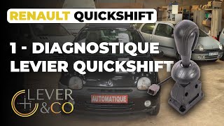 1 Comment diagnostiquer un levier de vitesse automatique Renault Quickshift [upl. by Alaek]