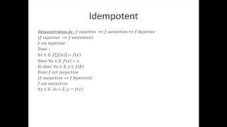 Espaces vectoriels partie 27  Idempotent [upl. by Debera]