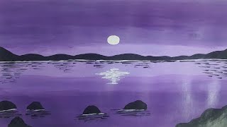 how to make purple color with acrylic painting [upl. by Lisk]