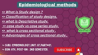 Epidemiological methods in urdu BsN 6th PostRn 2nd semester Unit7part1 epidemiology [upl. by Nujra348]