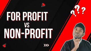 The difference between For Profit and Nonprofit Organizations Clearly Explained [upl. by Aurelea971]