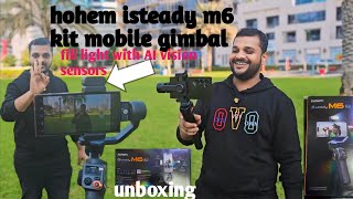 hohem isteady m6 kit mobile gimbal unboxing hohemgimbal gimbal gimbalsmartphone gimbalunboxing [upl. by Sahpec]