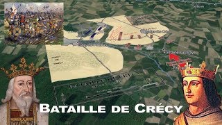 🏰2681346 Edouard III 👑 et Philippe VI 👑 se livrent bataille à Crécy GoogleEarth [upl. by Terencio]