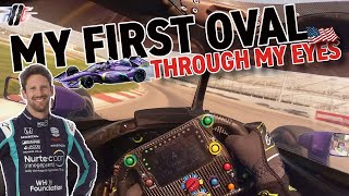 MY FIRST EVER OVAL INDYCAR TEST THROUGH MY EYES [upl. by Karolyn]