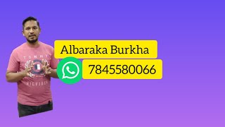 Albaraka Burkha no2 Gramaniyar Garden Street Selavoyal Chennai 51 Ph7845580066 [upl. by Ainimreh]