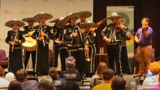 My son Jason Singing El Rey alongside Brackenridge High School Mariachi Aguilar [upl. by Nerra965]