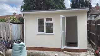 How to build a garden office in 20 days  step by step instructions [upl. by Ayama7]