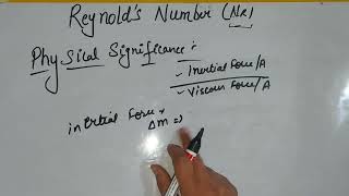 CLASS11 REYNOLDS NUMBER AND ITS PHYSICAL SIGNIFICANCE [upl. by Philipps]