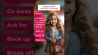 Phrasal verbs and their meanings improveenglish englishlanguage english [upl. by Keheley89]