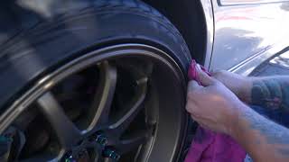 WHITE WALL TYRE APPLICATION TUTORIAL [upl. by Kerek]