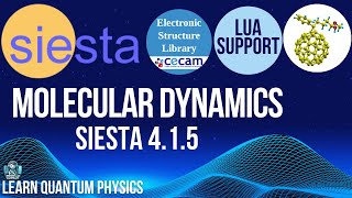 Molecular Dynamics using Siesta [upl. by Matronna]